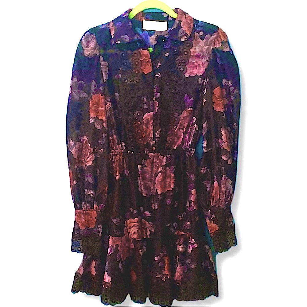 Keepsake Floral Print Dress